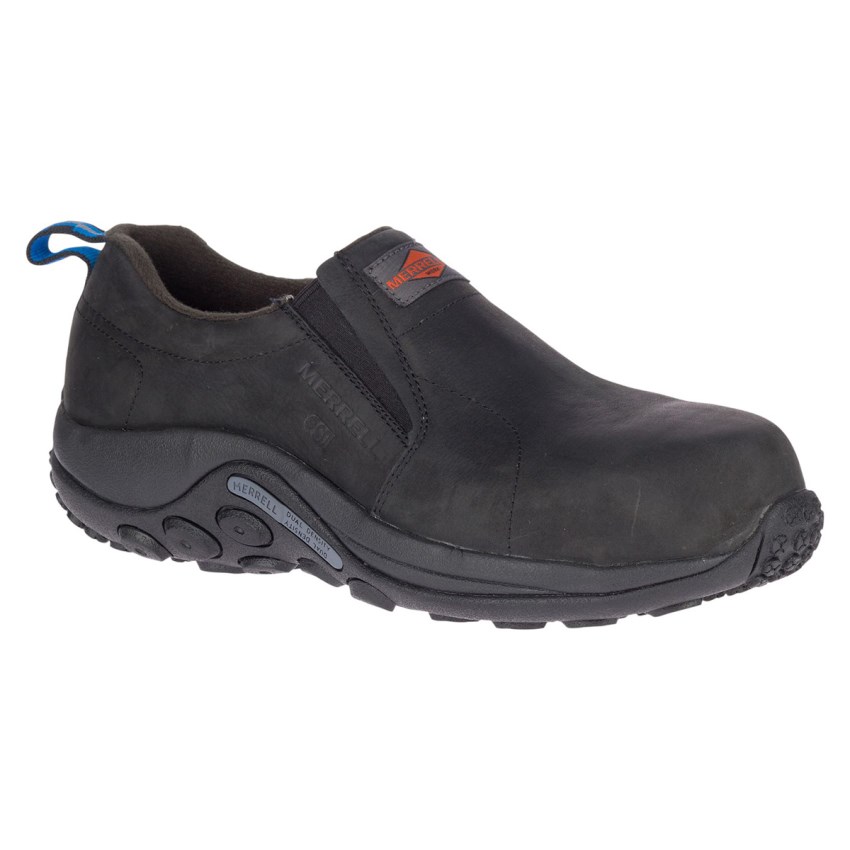 Chaussure de Securite Merrell Jungle Moc Leather Comp Toe SD+ Noir Homme | T.H.YNHH